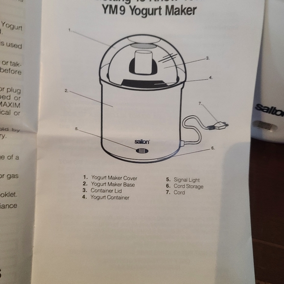 Kitchen Vintage Salton Additive Free Yogurt Maker Poshmark